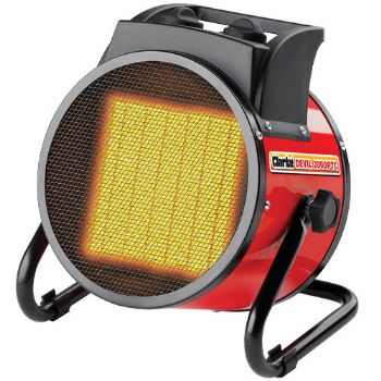 New Clarke Devil 2800PTC-B ceramic fan heater