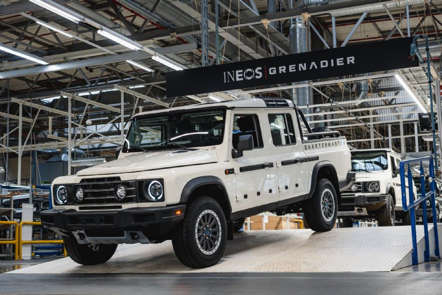 Production of Grenadier Quartermaster double cab pick-up underway 