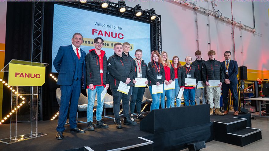 Fanuc celebrates students success in Worldskills UK competition finals