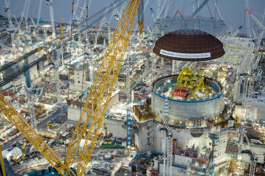 Big Carl’s spectacular dome lift caps the year at Hinkley Point C