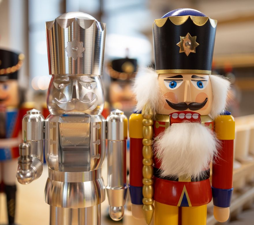 Innovation meets tradition - CNC milled nutcracker