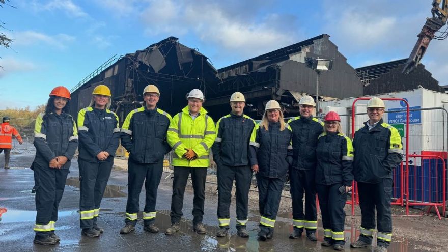 Phase II demolition underway for open-die forging line