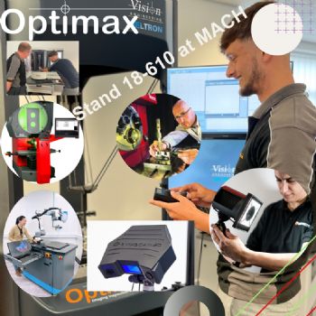 Optimax to highlight production metrology at MACH 2024