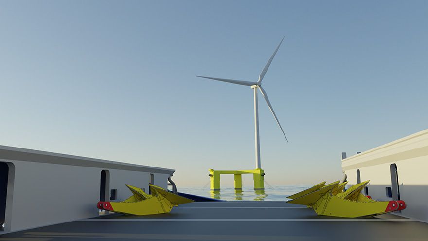 Funding for low-carbon installation vessel for floating offshore wind