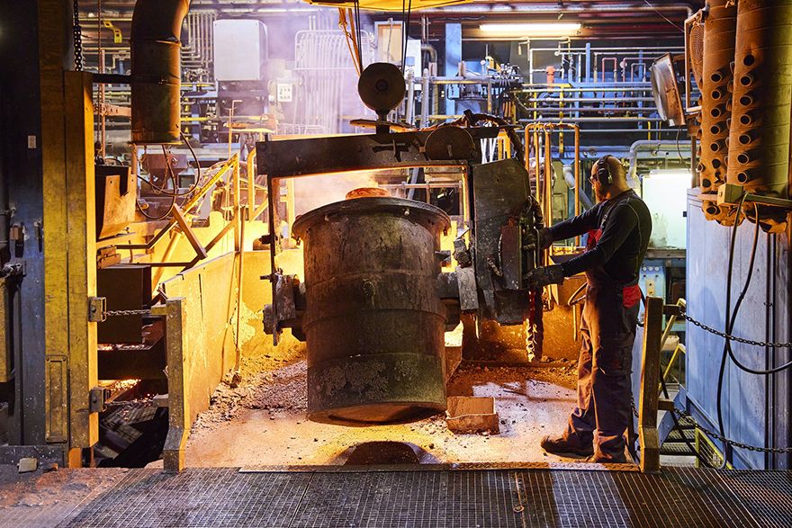 Iron foundry reduces natural gas consumption by 25%