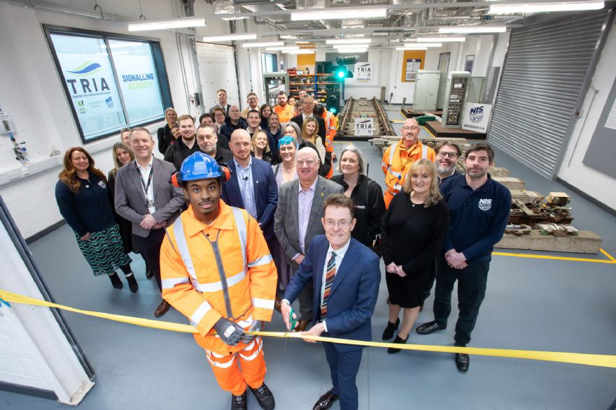 Mayor opens new rail training academy for the Midlands