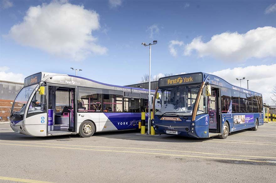 First York puts 12-strong upgraded electric bus fleet into service
