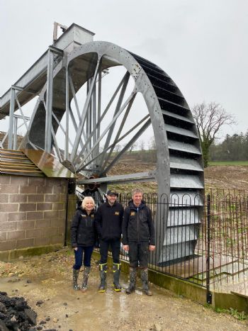 Apex Dynamics gearbox drives waterwheel