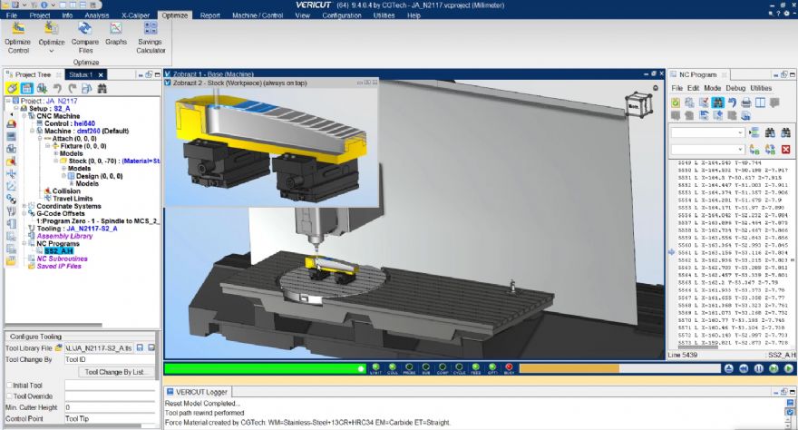 Ingmetal chooses Vericut NC-code-checking software