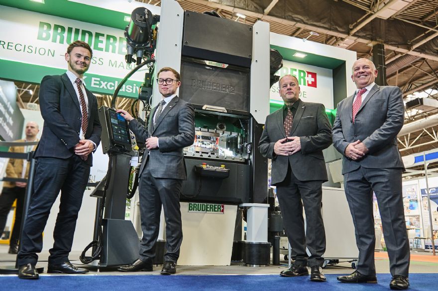 Alan Spargo purchases Bruderer press at MACH 2024