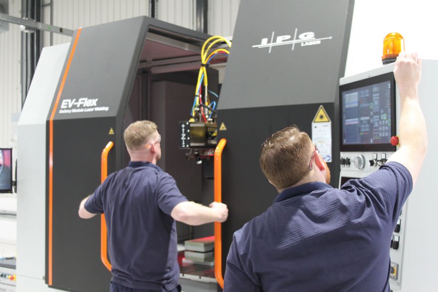 Advanced laser welding machine installed in UK