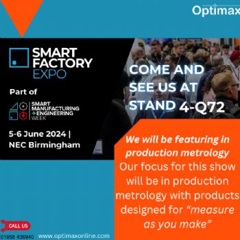 Optimax to bring production metrology to Smart Factory Expo
