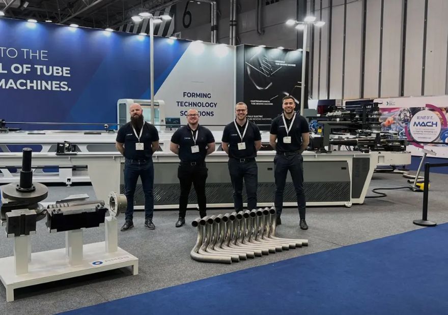 AMOB UK showcases tube-bending technology at MACH 2024