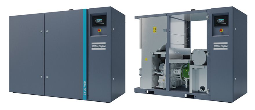 ZT 15-22 oil-free compressors from Atlas Copco updated
