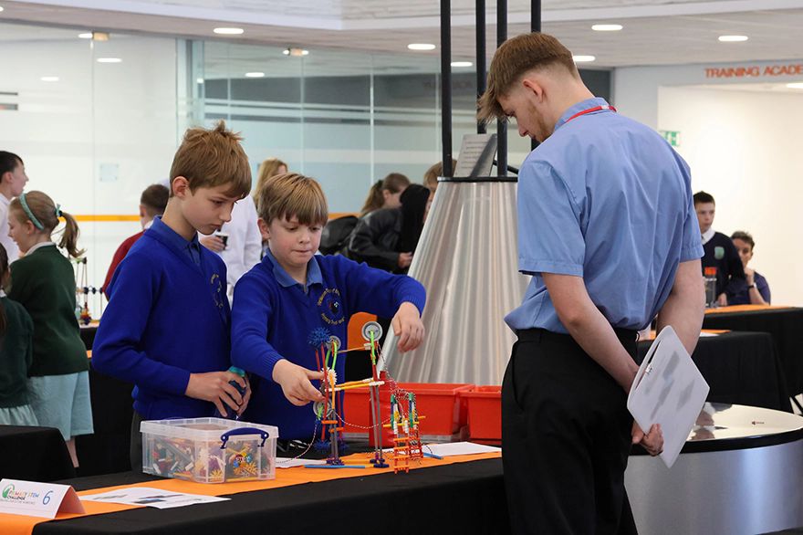 Mazak hosts students for STEM Challenge final