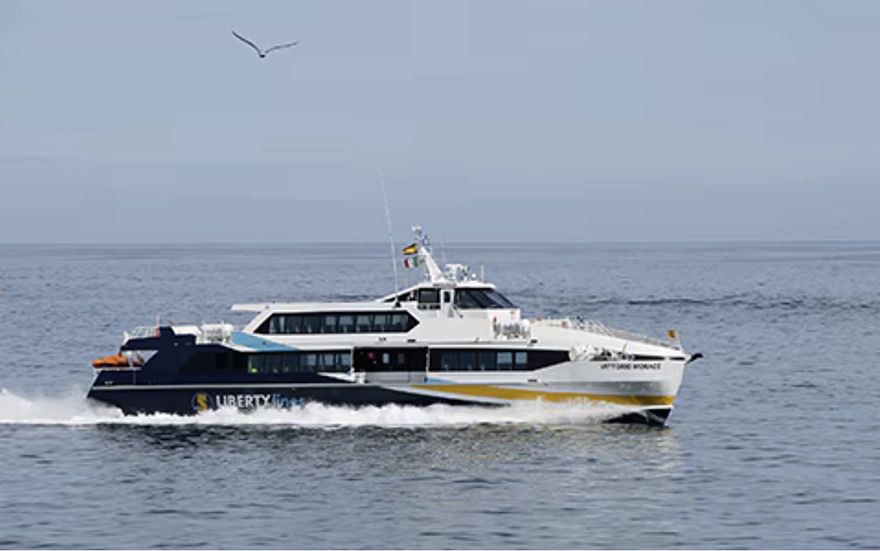 Liberty Lines launches mtu hybrid fast ferry