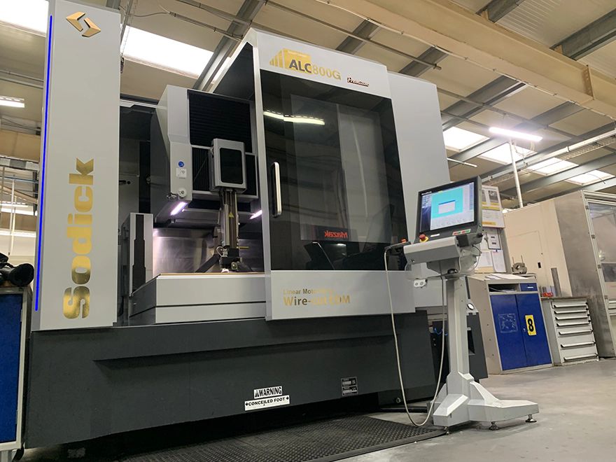 Huge machine meets challenges of material manufacturer