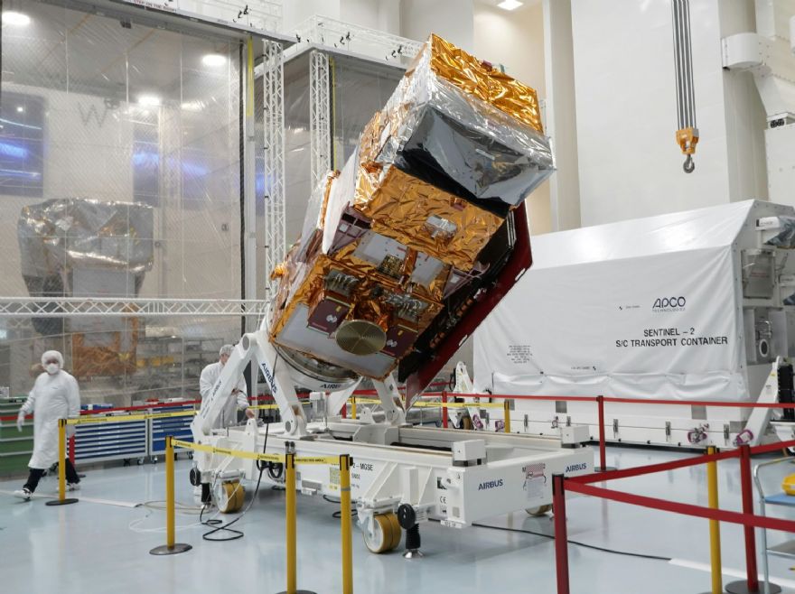 Copernicus Sentinel-2C on its way to launchpad