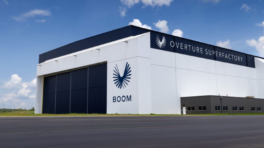 Boom Supersonic constructs Overture Superfactory 