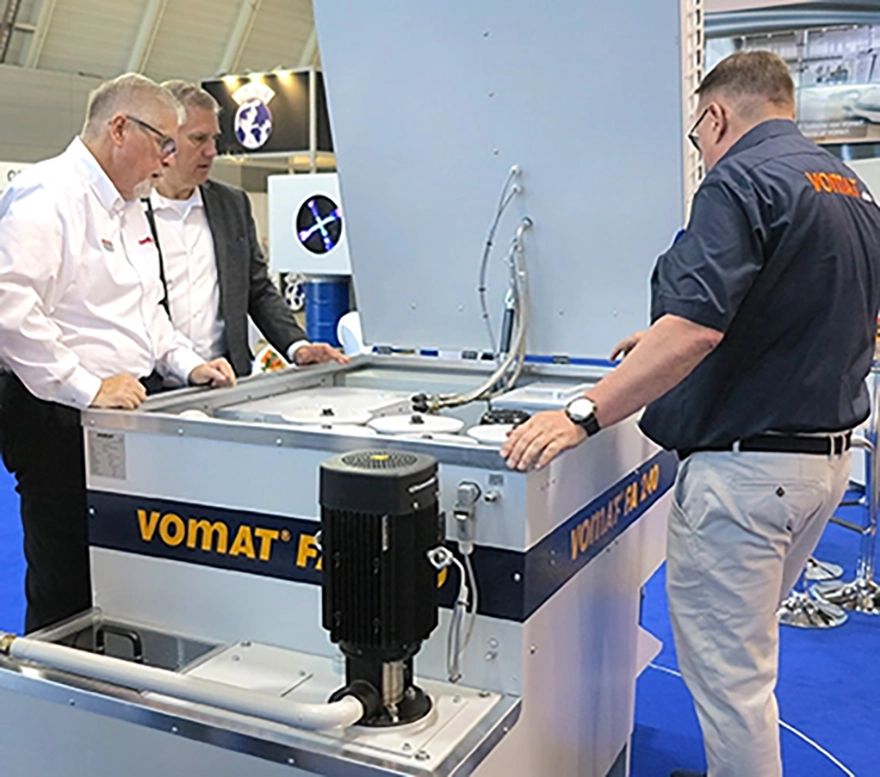 Vomat filters for sustainable grinding