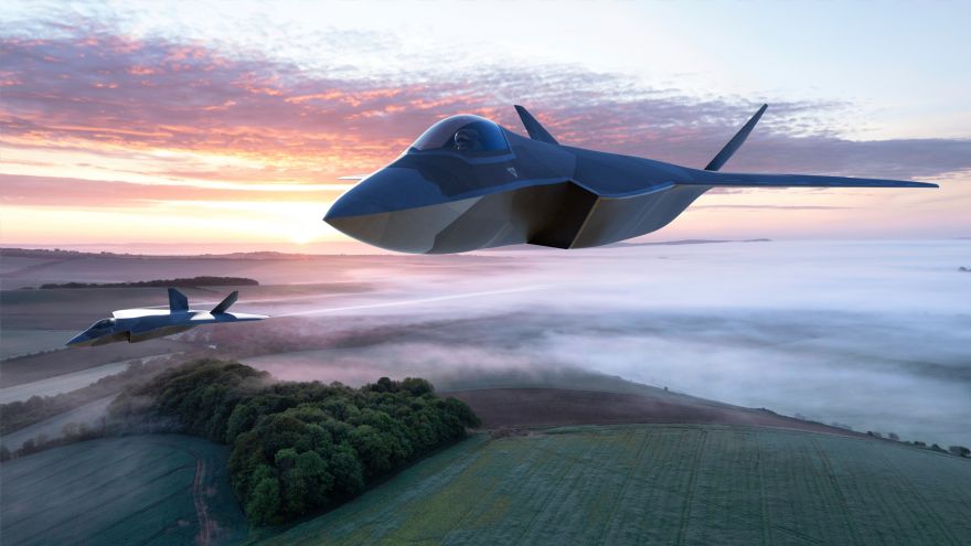 New concept model of next-gen combat aircraft