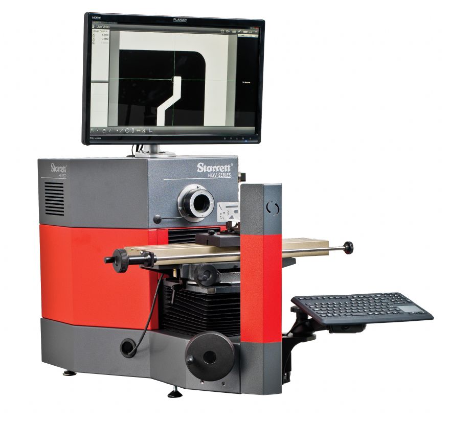 Advantages of a horizontal digital optical comparator