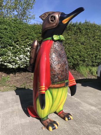 Mazak’s ‘steampunk’ penguin fits the bill