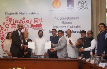 Toyota Kirloskar Motor Signs MoU with Maharashtra 