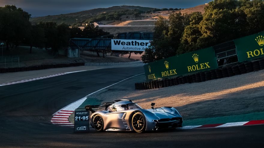 McMurtry Fan Car breaks hillclimb record in the USA