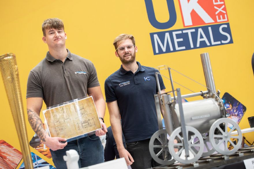 ‘Full steam ahead’ for apprentices at UK Metals Expo
