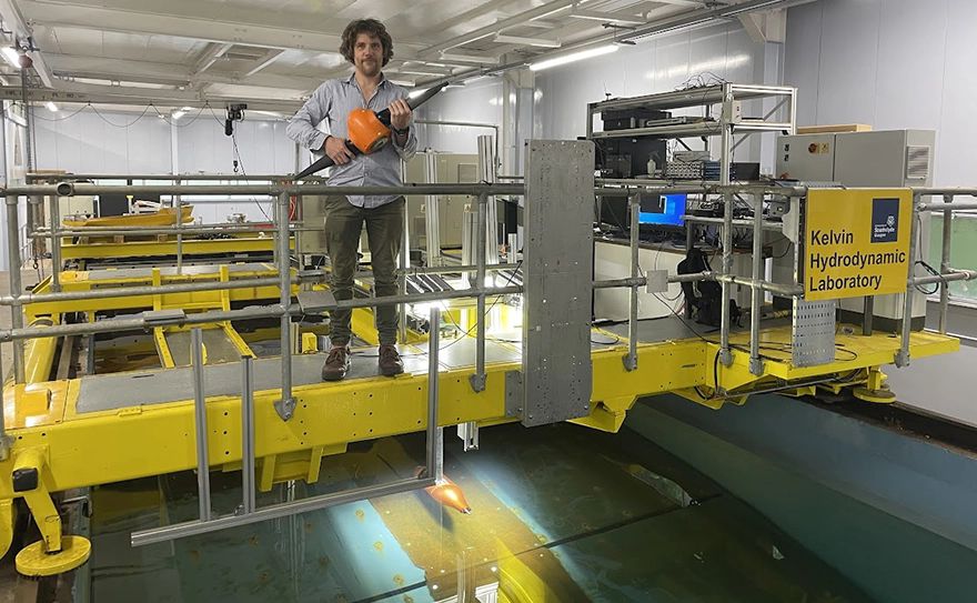 Hydrodynamic blade testing for tidal energy completed