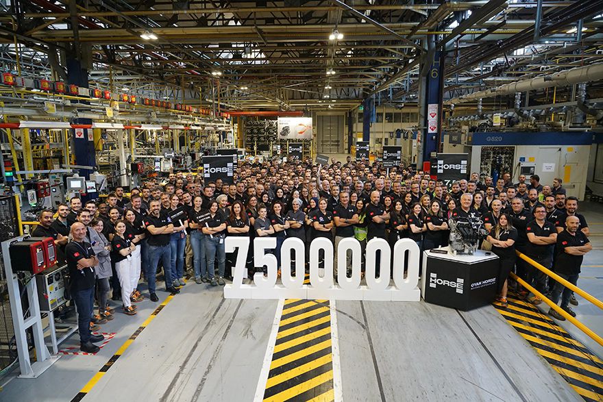 Oyak Horse celebrates 7.5 million engines milestone