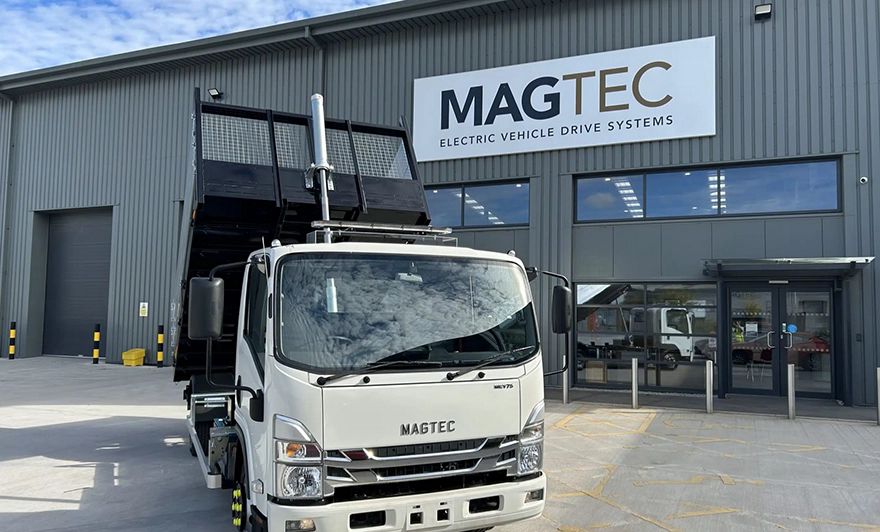 Magtec launches second-generation zero-emission truck