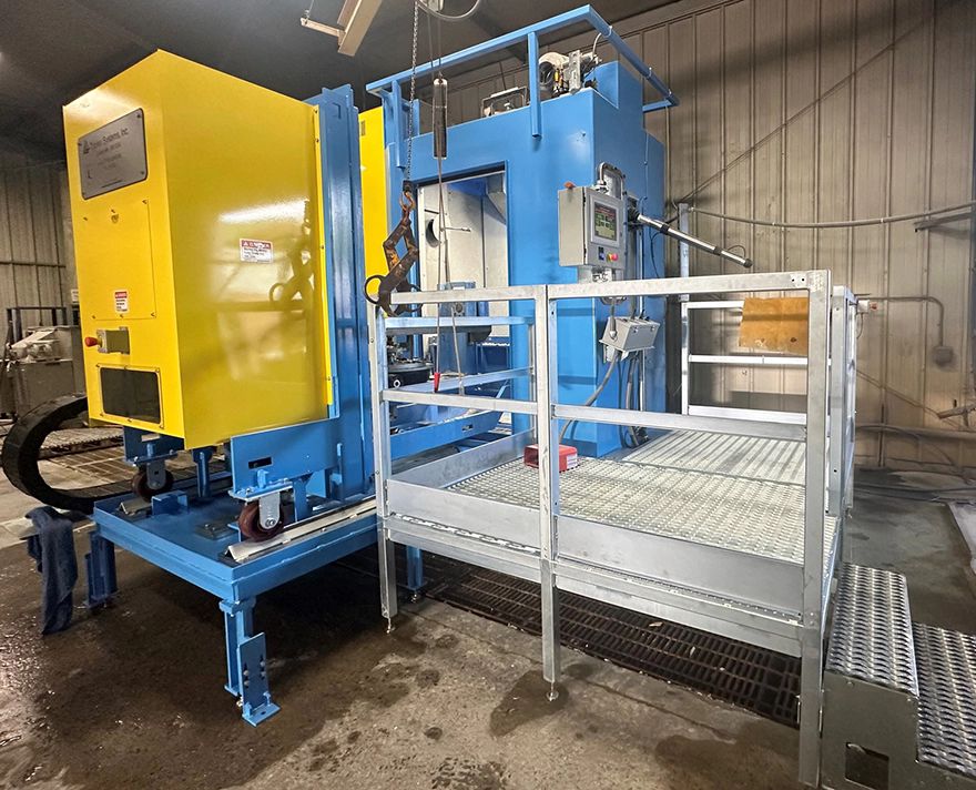 New water-blasting system for Franklin Precision Castings