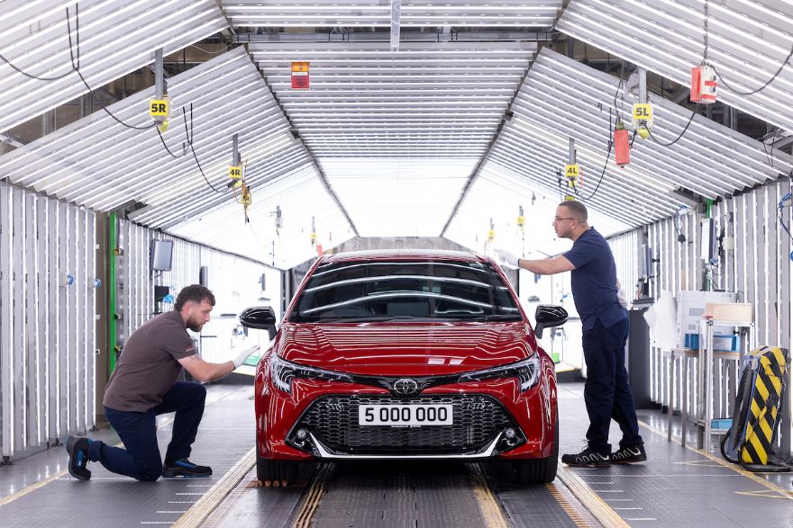 Five-millionth UK-built Toyota rolls off the production line
