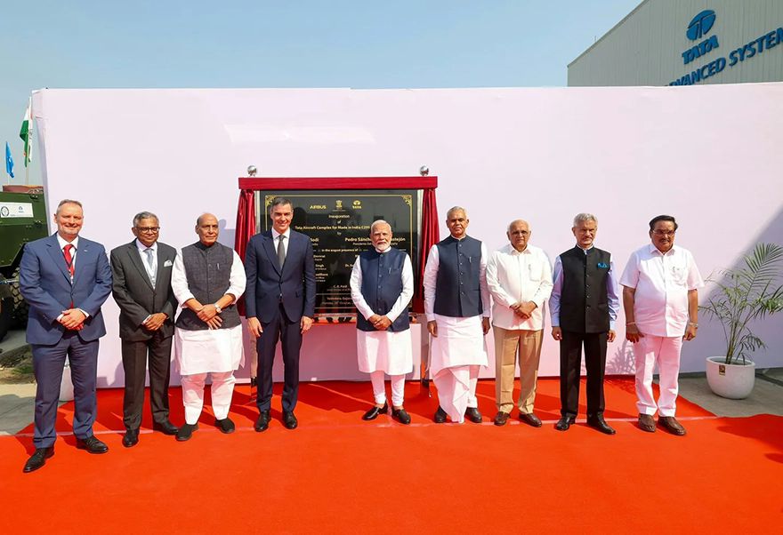 Airbus C295 Final Assembly Line inaugurated in India