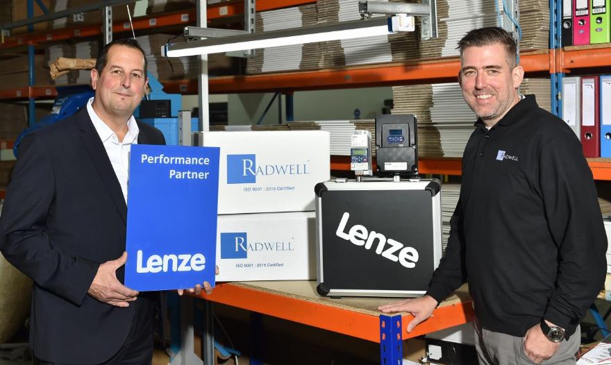 Radwell appointed European distributor for Lenze