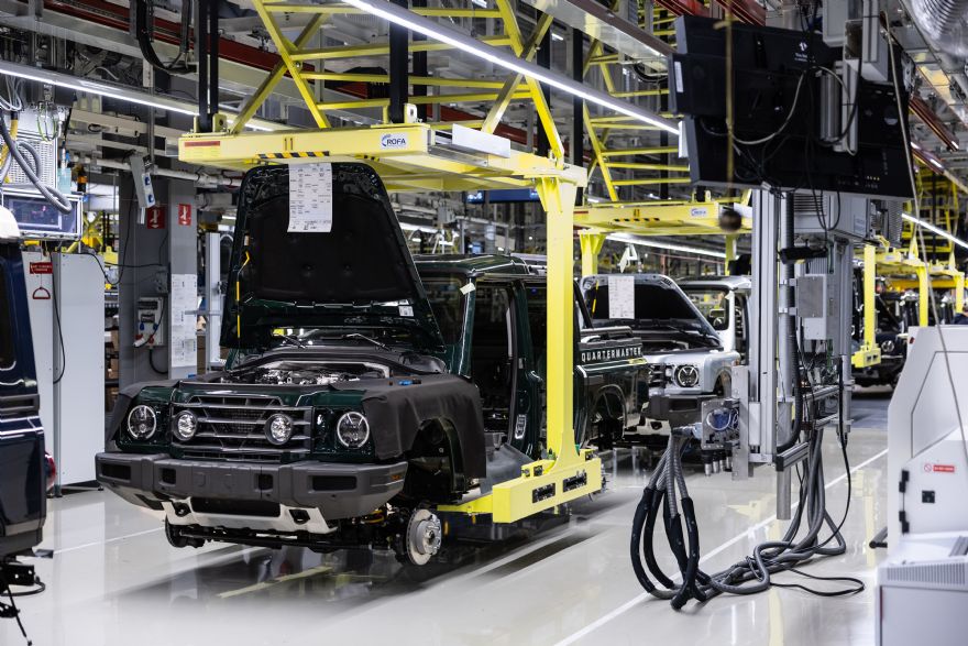 Production is back on for INEOS Automotive