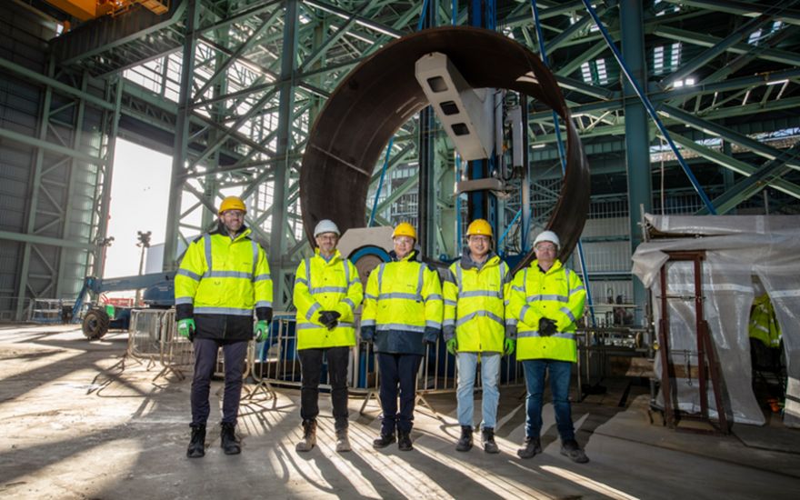 SeAH Wind rolls first steel can at Teesworks factory