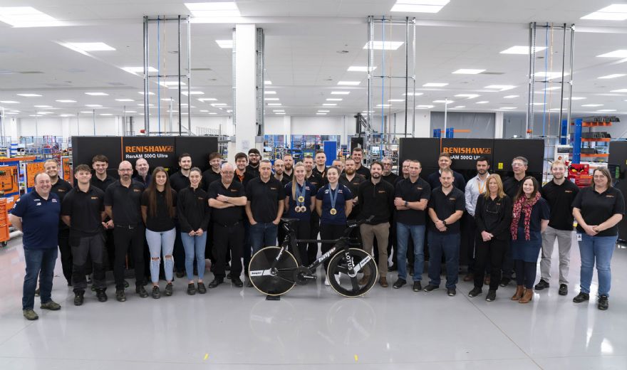 Olympic champions inspire future innovators at Renishaw