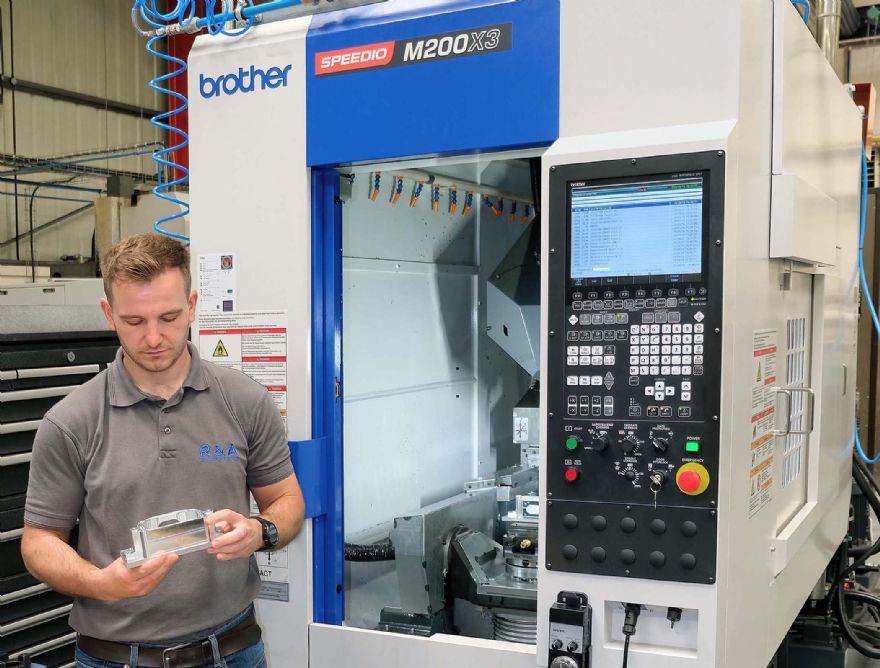 Brother machining centre halves cycle times