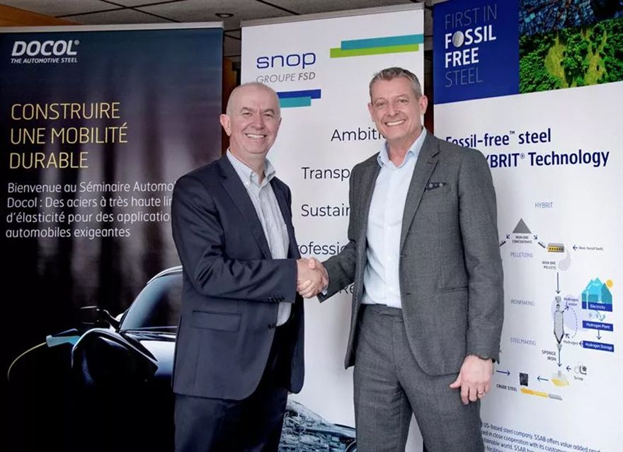 Long-term partnership for fossil-free car parts