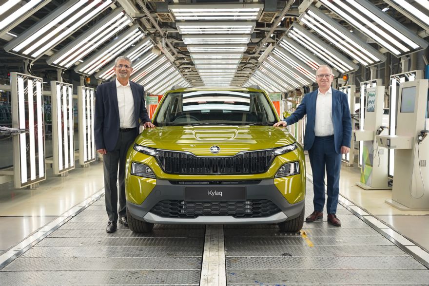 Series production of the Škoda Kylaq begins in Pune