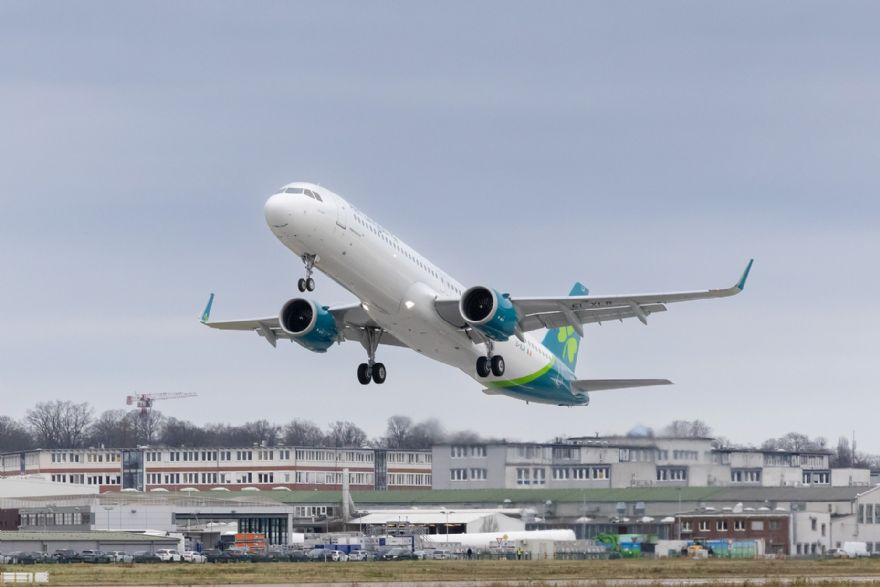 Aer Lingus takes delivery of its first Airbus A321XLR