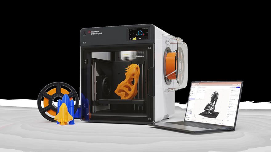 High-speed, high-quality 3-D printing for education