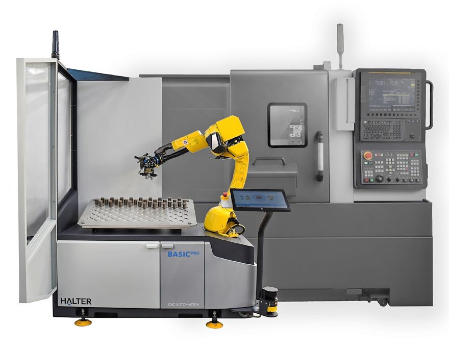 New entry-level machine tending cell from Halter