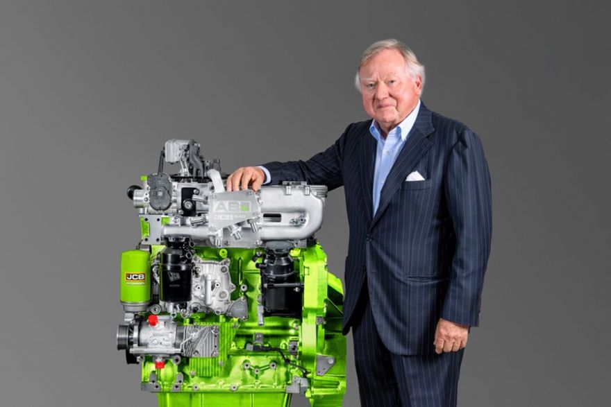 JCB's hydrogen combustion engine approved for use