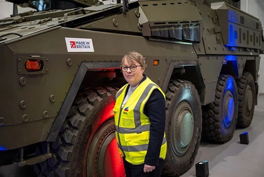 First British-made Boxer armoured vehicle unveiled