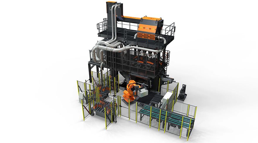 Faster cleaning of engine blocks with less personnel 