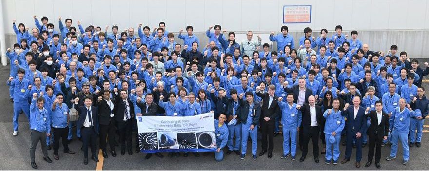 Mitsubishi and Rolls-Royce celebrate 20 years of collaboration